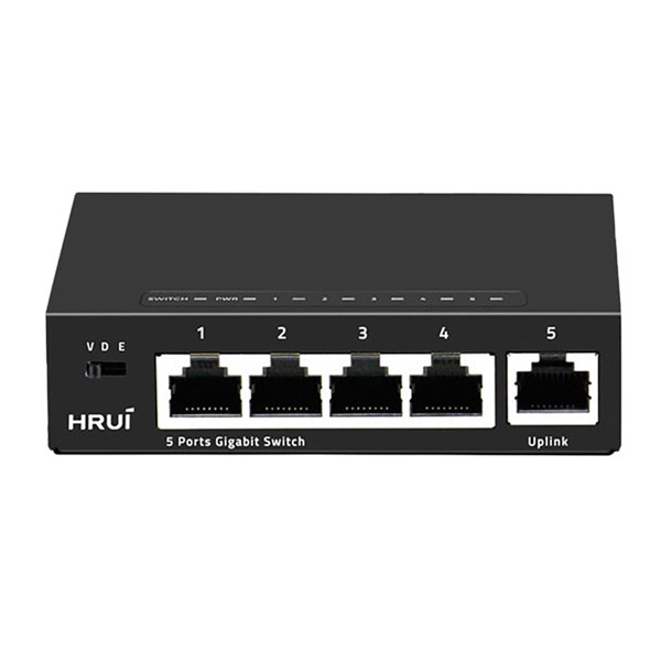 سوئیچ ۴ پورت اترنت گیگ HRUI مدل HR-SWG1050